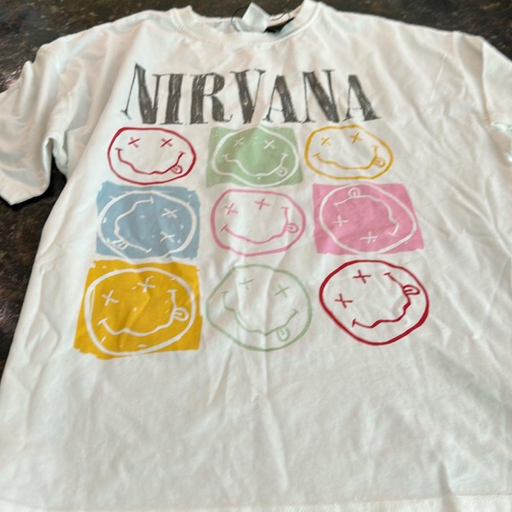 NWT Zara Nirvana tshirt